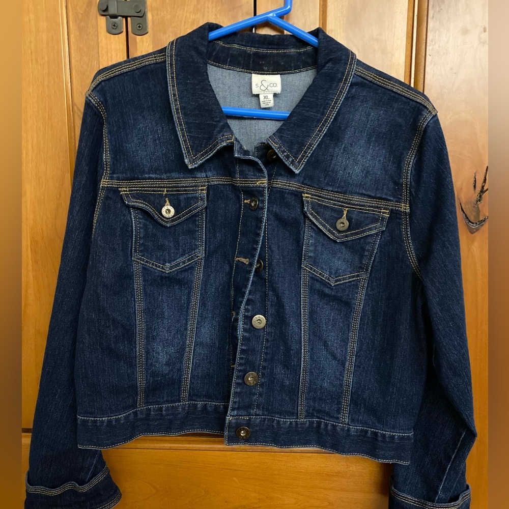Style & Co XL Denim Jacket